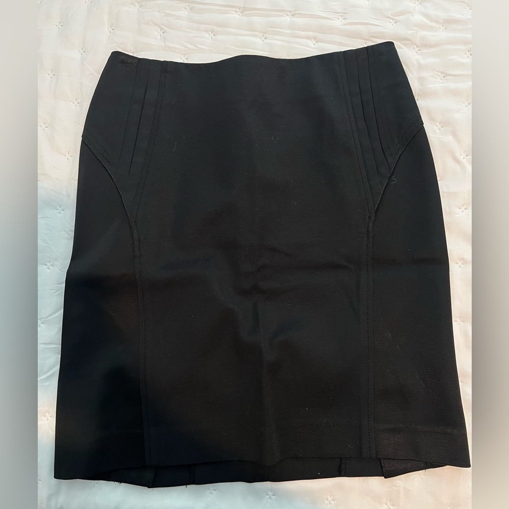 Bebe Black Pencil Skirt Knee-Length Cocktail